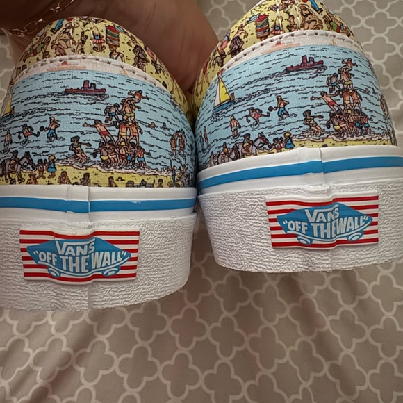 Vans Where's Waldo Classic Slip-Ons - Picture 6 of 8